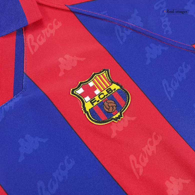 Barcelona Retro Jersey Home Soccer Shirt 1996/97 - bestsoccerstore