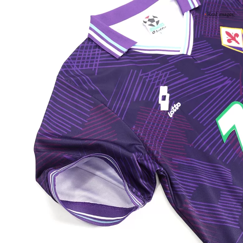 Fiorentina Retro Jersey Home Soccer Shirt 1992/93 - bestsoccerstore