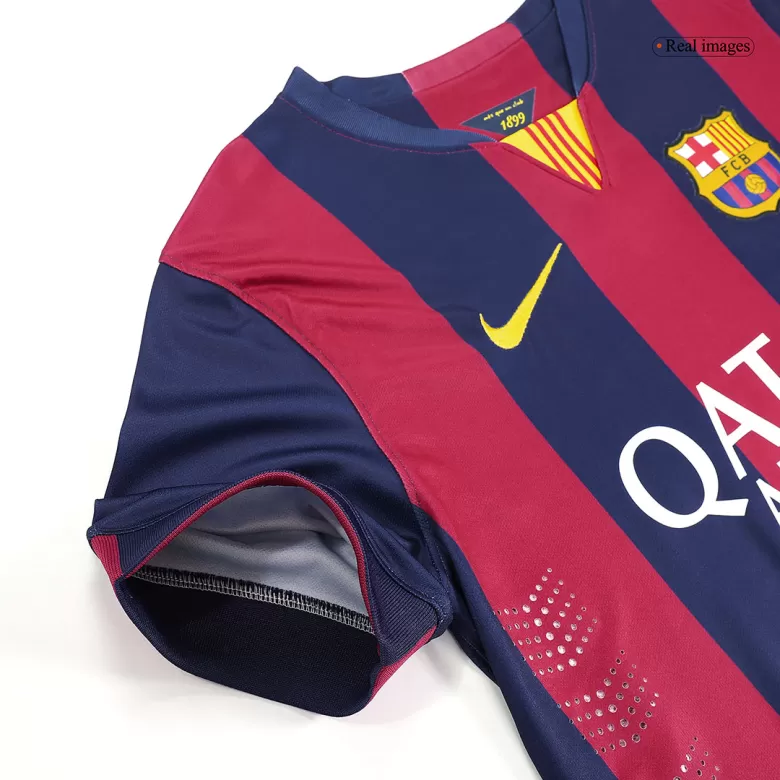 Barcelona Retro Jersey Home Soccer Shirt 2014/15 - bestsoccerstore