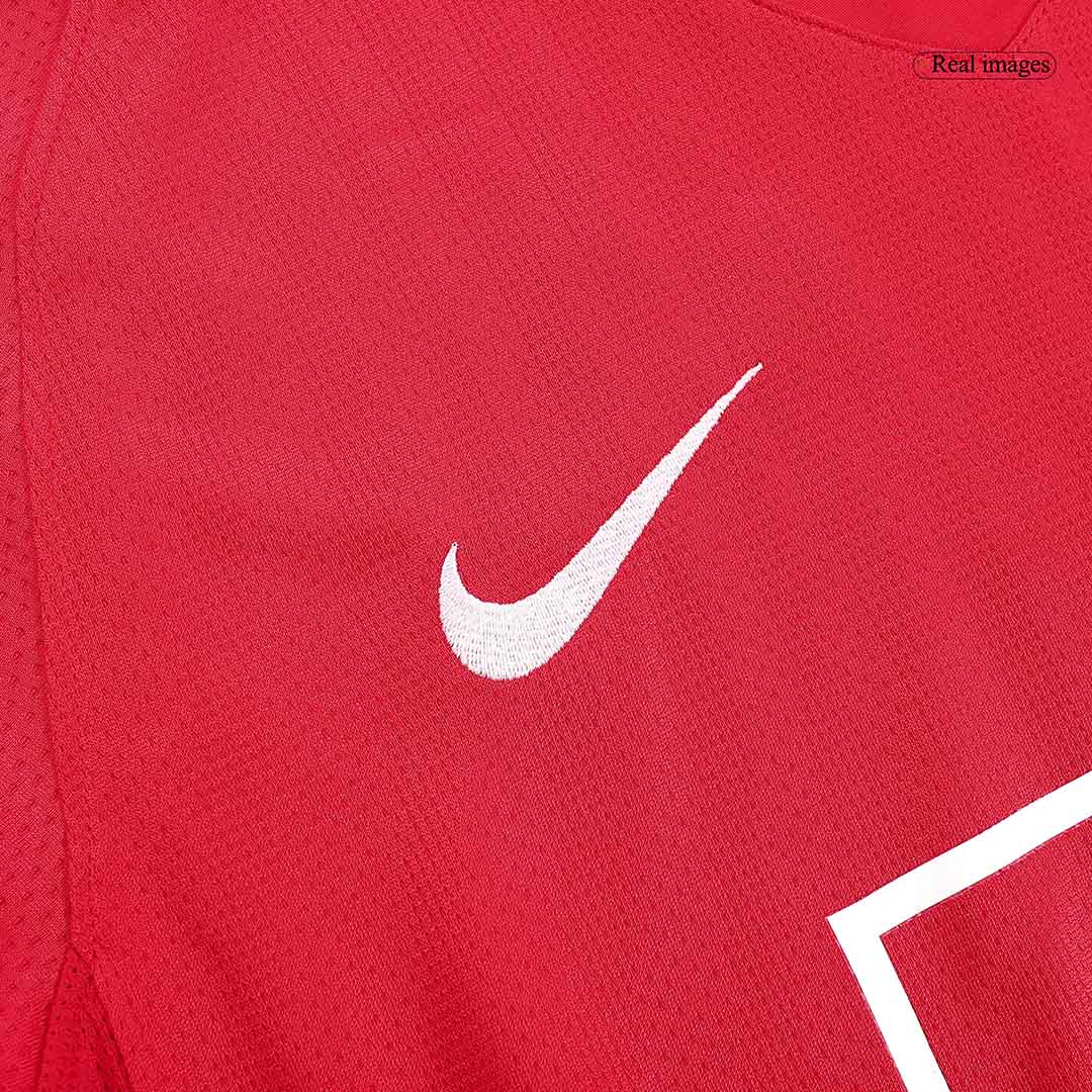 RONALDO #7 Manchester United Retro Jersey Home Long Sleeve Soccer Shirt 2007/08 - bestsoccerstore