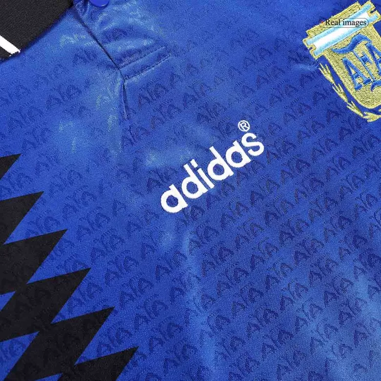 Argentina Jersey Custom Away Soccer Jersey 1994 - bestsoccerstore