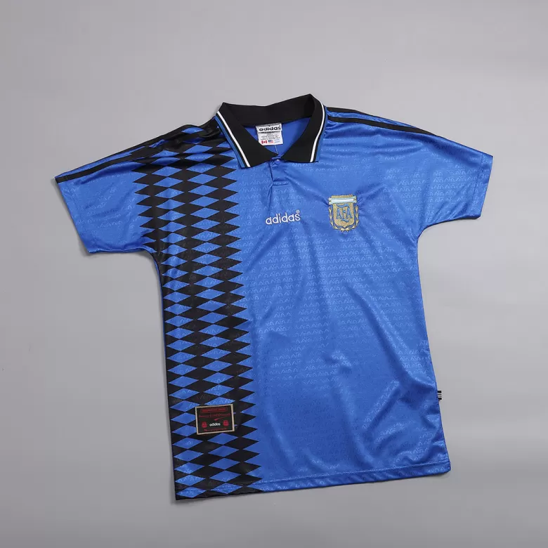 Argentina Jersey Custom Away Soccer Jersey 1994 - bestsoccerstore