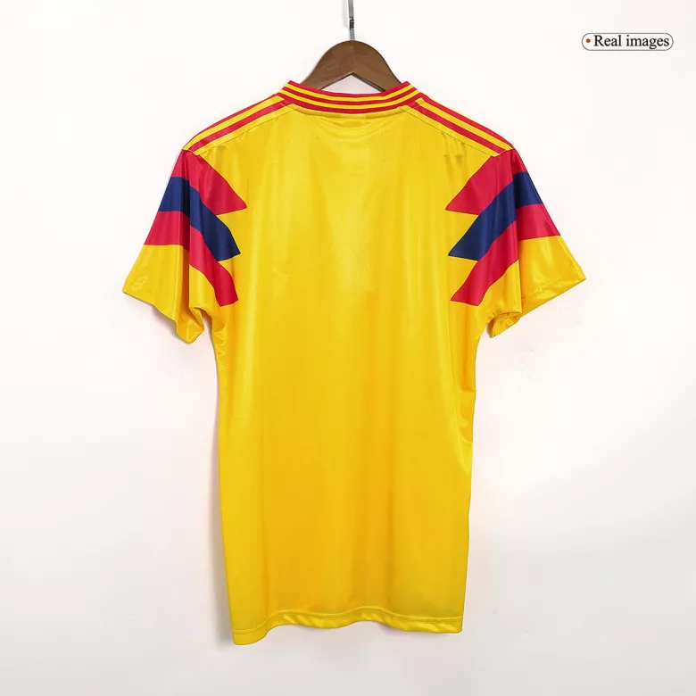 Colombia Jersey Custom Home Soccer Jersey 1990 - bestsoccerstore
