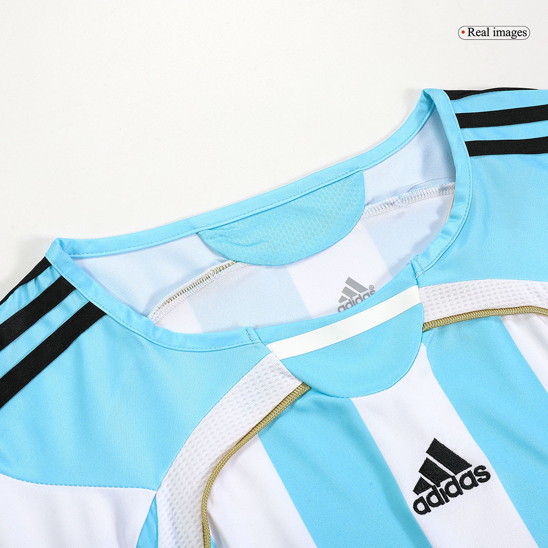 Argentina Jersey Custom Home Soccer Jersey 2006 - bestsoccerstore