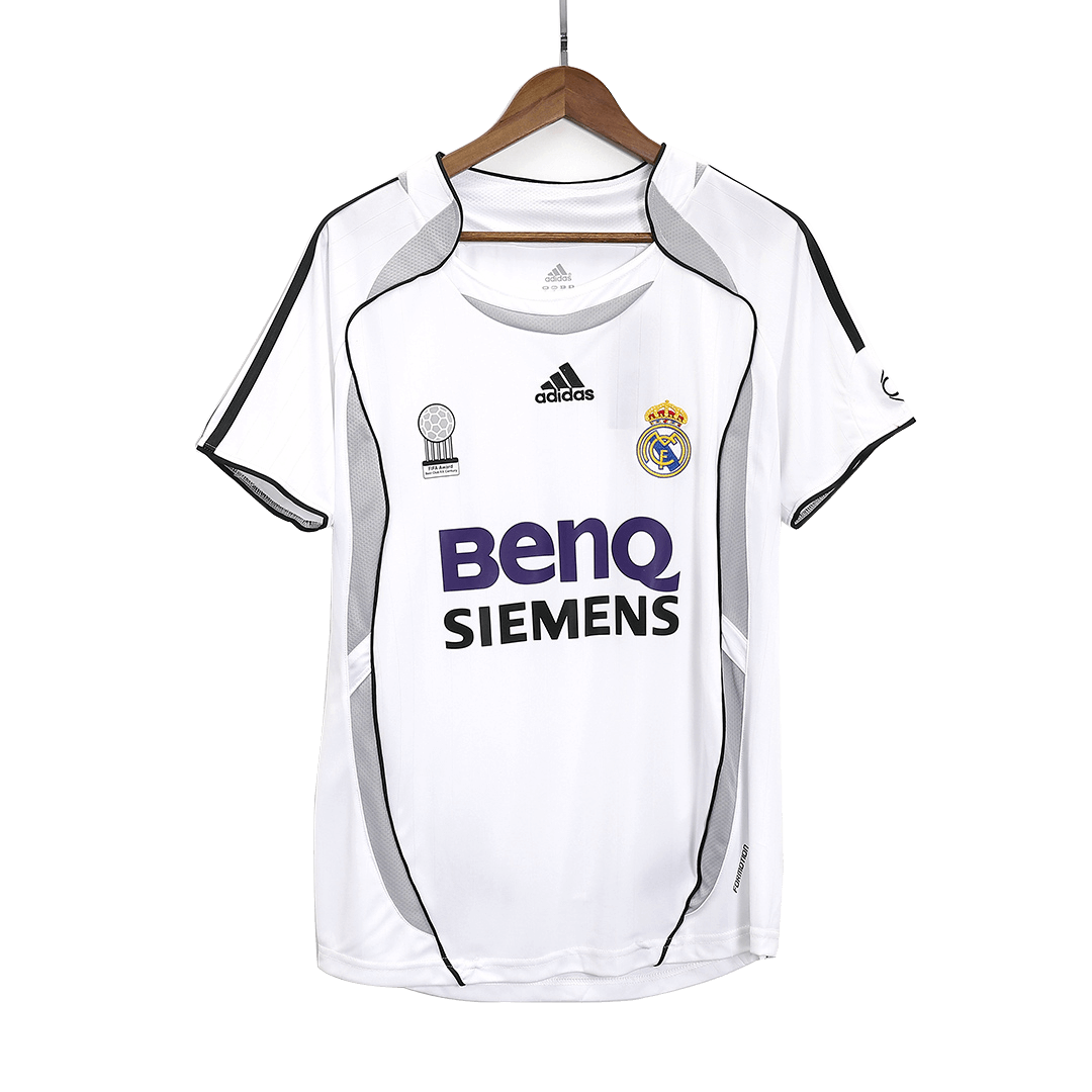 Real Madrid 2006/07 Retro Jersey Home Soccer Shirt - bestsoccerstore