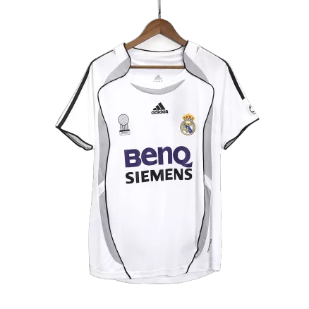 Real Madrid Retro Jersey Home Soccer Shirt 2006/07 - bestsoccerstore