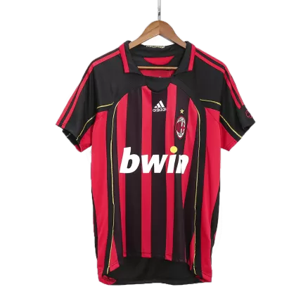 AC Milan Jersey Custom Home Soccer Jersey 2006/07 - bestsoccerstore