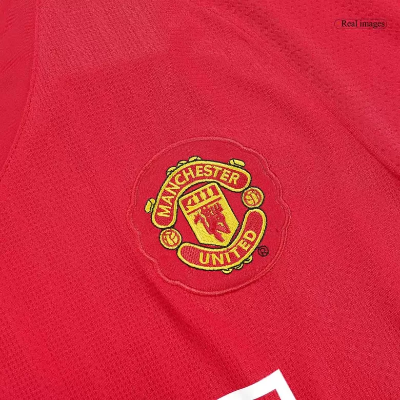 Manchester United Jersey Custom Home Soccer Jersey 2007/08 - bestsoccerstore