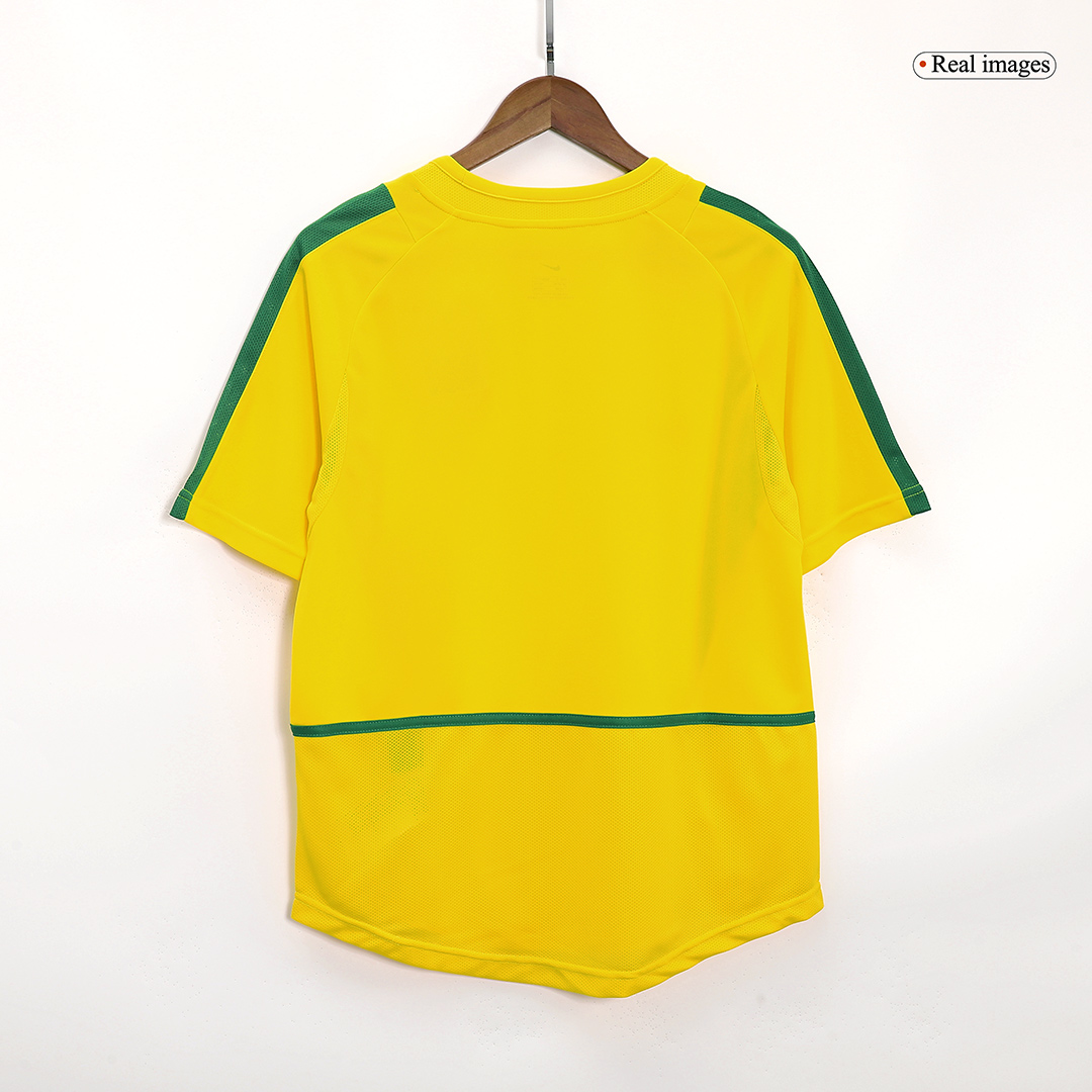 Brazil Jersey Custom Home Soccer Jersey 2002/03