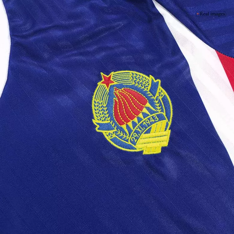 Yugoslavia Jersey Custom Home Soccer Jersey 1990 - bestsoccerstore