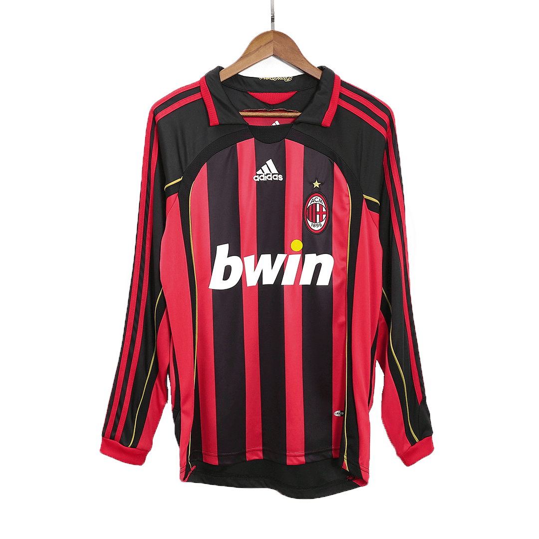 AC Milan Jersey Custom Home Soccer Retro Jersey 2006/07 | Best Soccer Store