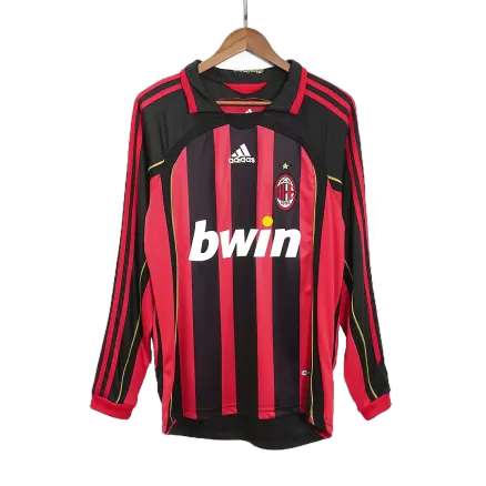 AC Milan Jersey Custom Home Soccer Jersey 2006/07 - bestsoccerstore