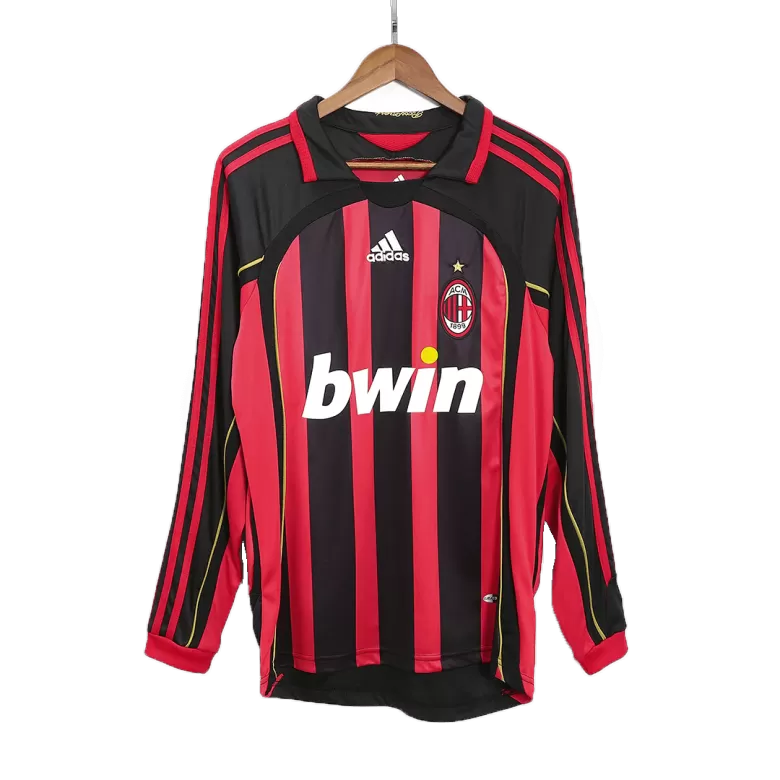 MALDINI #3 AC Milan Retro Jersey Home Soccer Shirt 2006/07 - bestsoccerstore