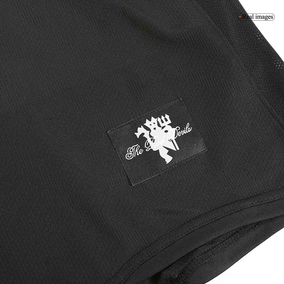 RONALDO #7 Manchester United Retro Jersey Away Long Sleeve Soccer Shirt 2007/08 - bestsoccerstore