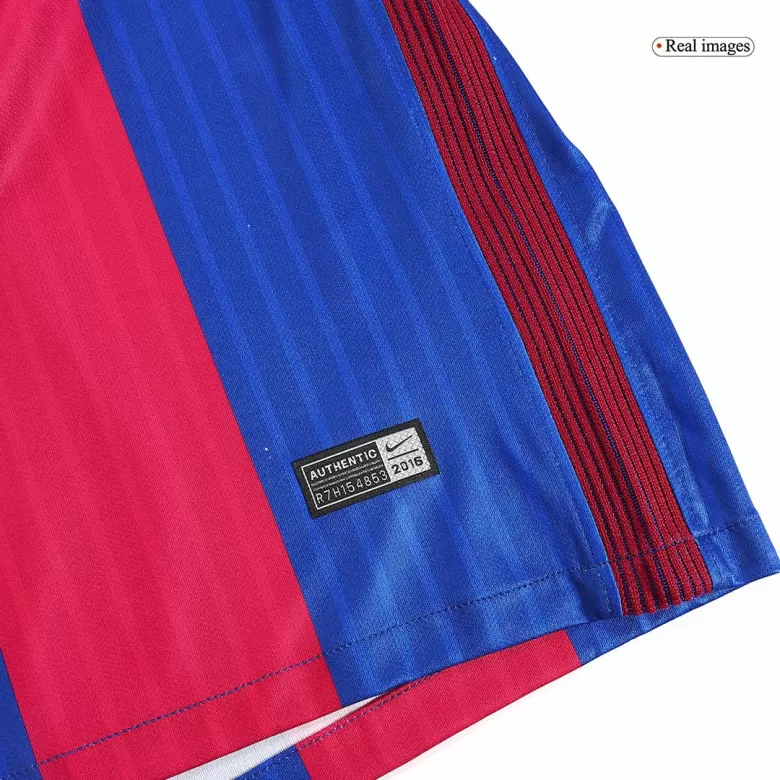  Barcelona Jersey Custom Home Soccer Retro Jersey 2016/17 - bestsoccerstore