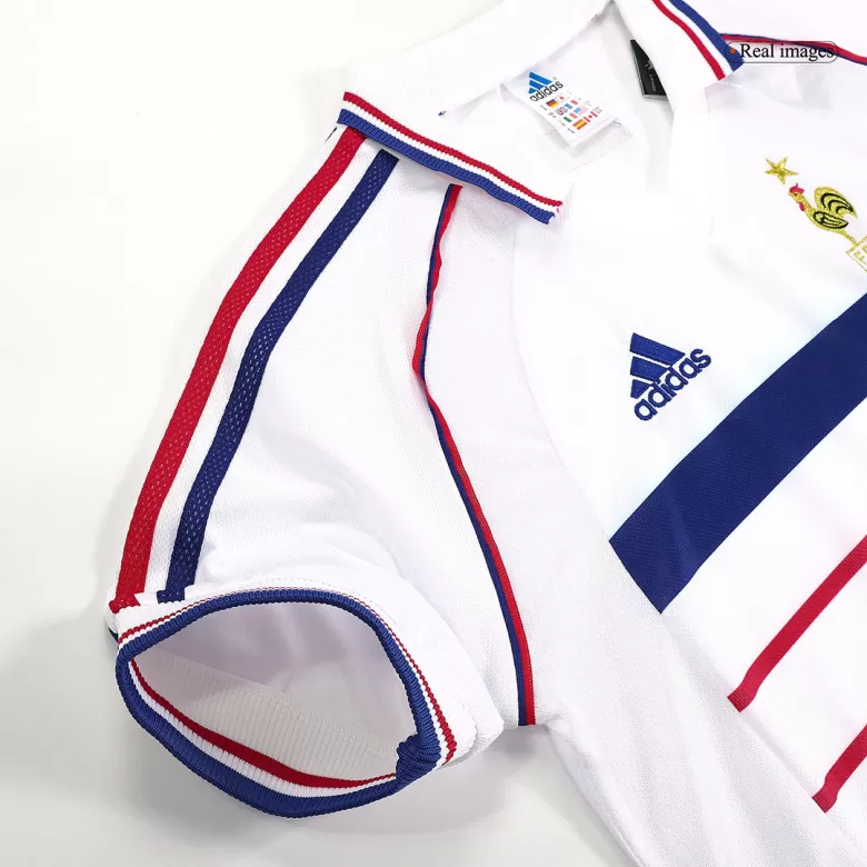 France Jersey Custom Away Soccer Jersey 1998 - bestsoccerstore