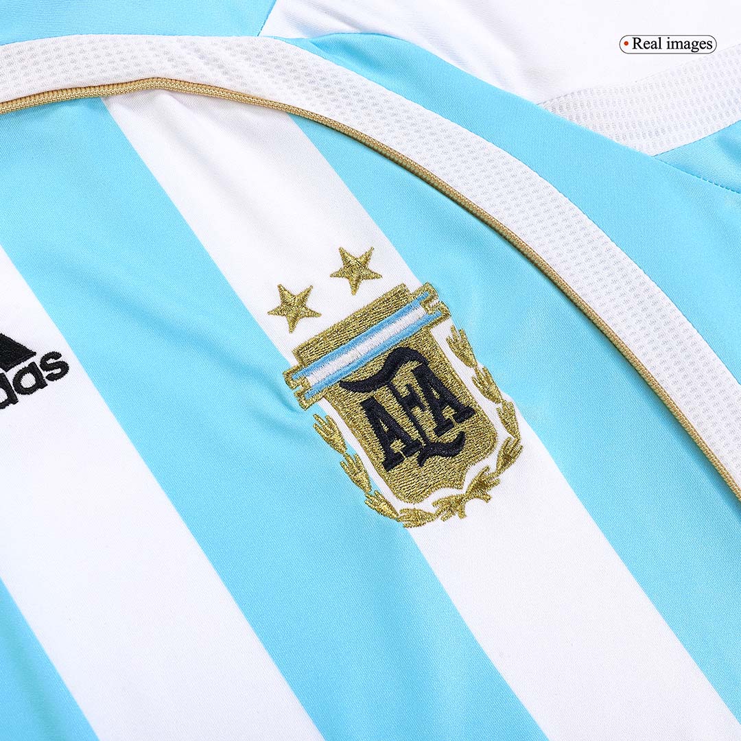 Argentina Jersey Custom Home Soccer Jersey 2006 - bestsoccerstore