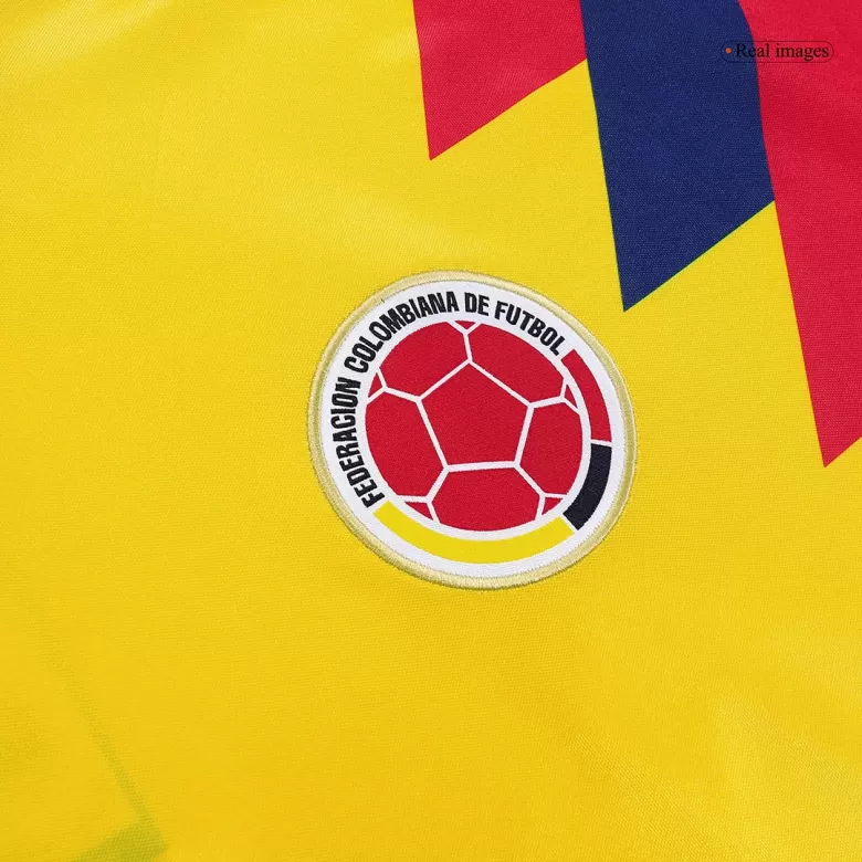 Colombia Jersey Custom Home Soccer Jersey 1990 - bestsoccerstore