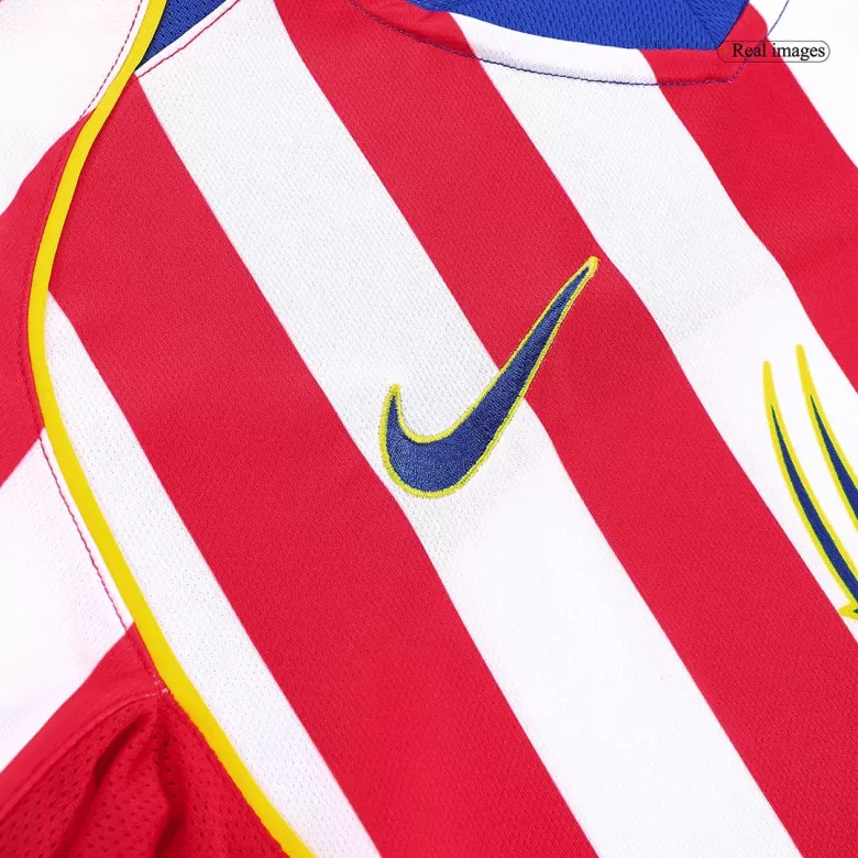 Atletico Madrid Retro Jersey Home Soccer Shirt 2004/05 - bestsoccerstore