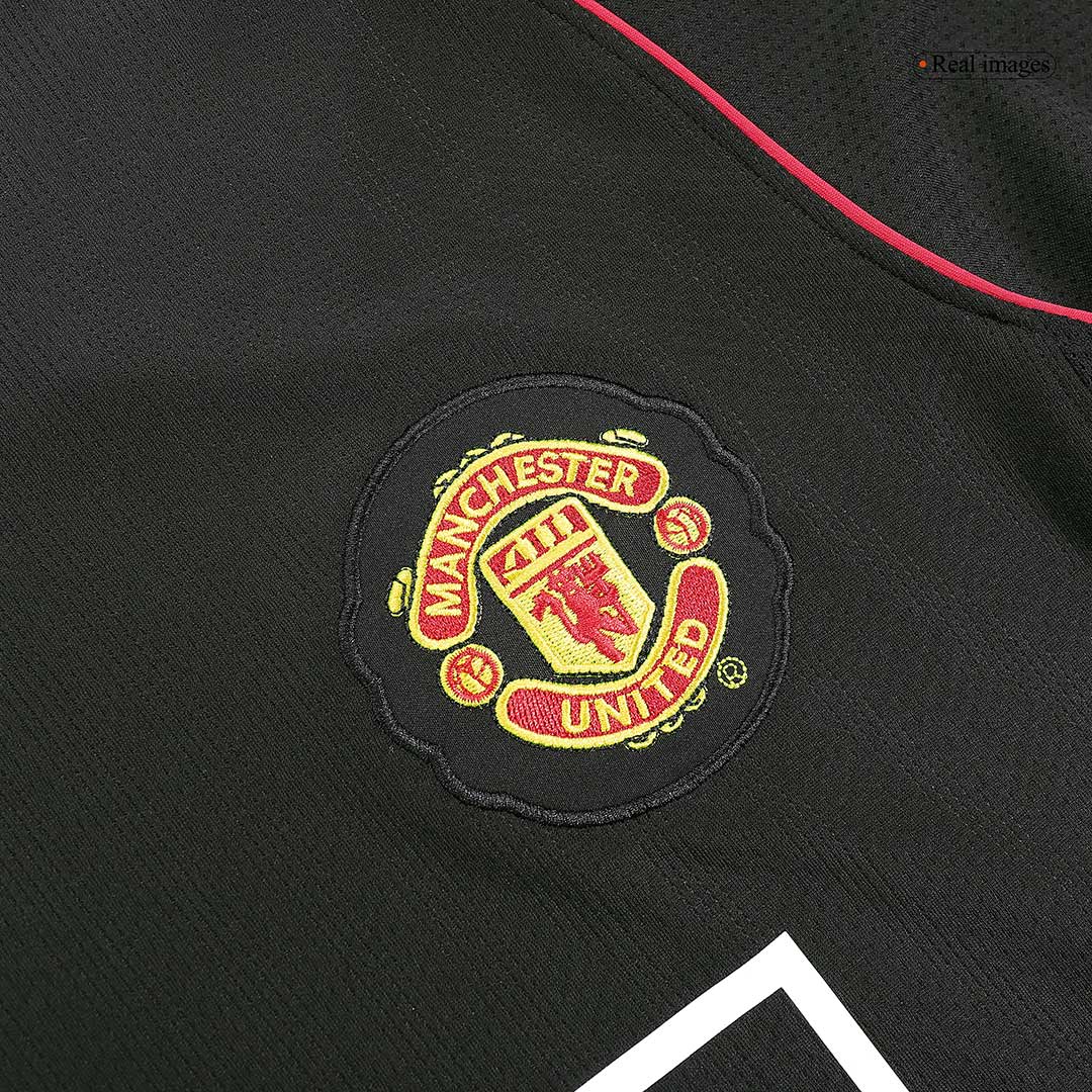 RONALDO #7 Manchester United Retro Jersey Away Long Sleeve Soccer Shirt 2007/08 - bestsoccerstore