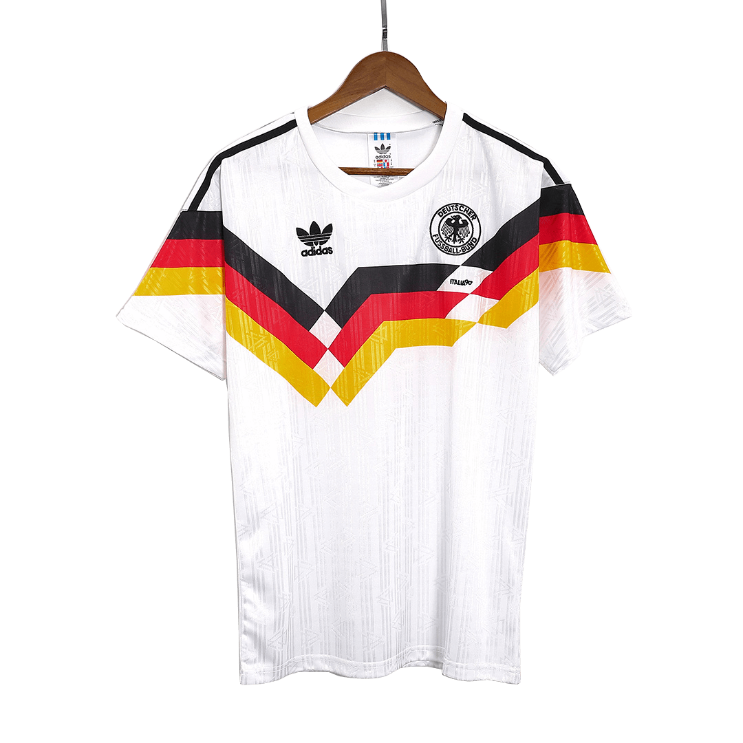 Germany Jersey Custom Home Soccer Jersey 1990