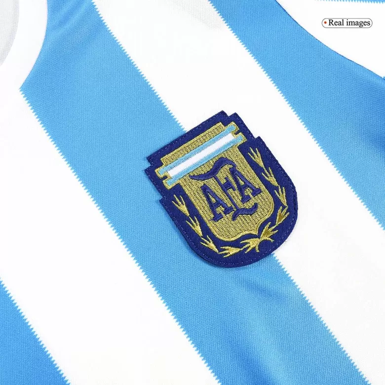 Argentina Jersey Custom Home Soccer Jersey 1986 - bestsoccerstore