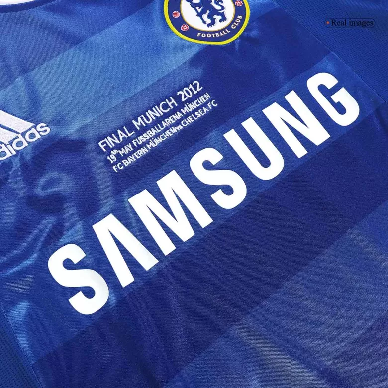 Chelsea Retro Jersey Home Soccer Shirt 2011/12 -UCL - bestsoccerstore