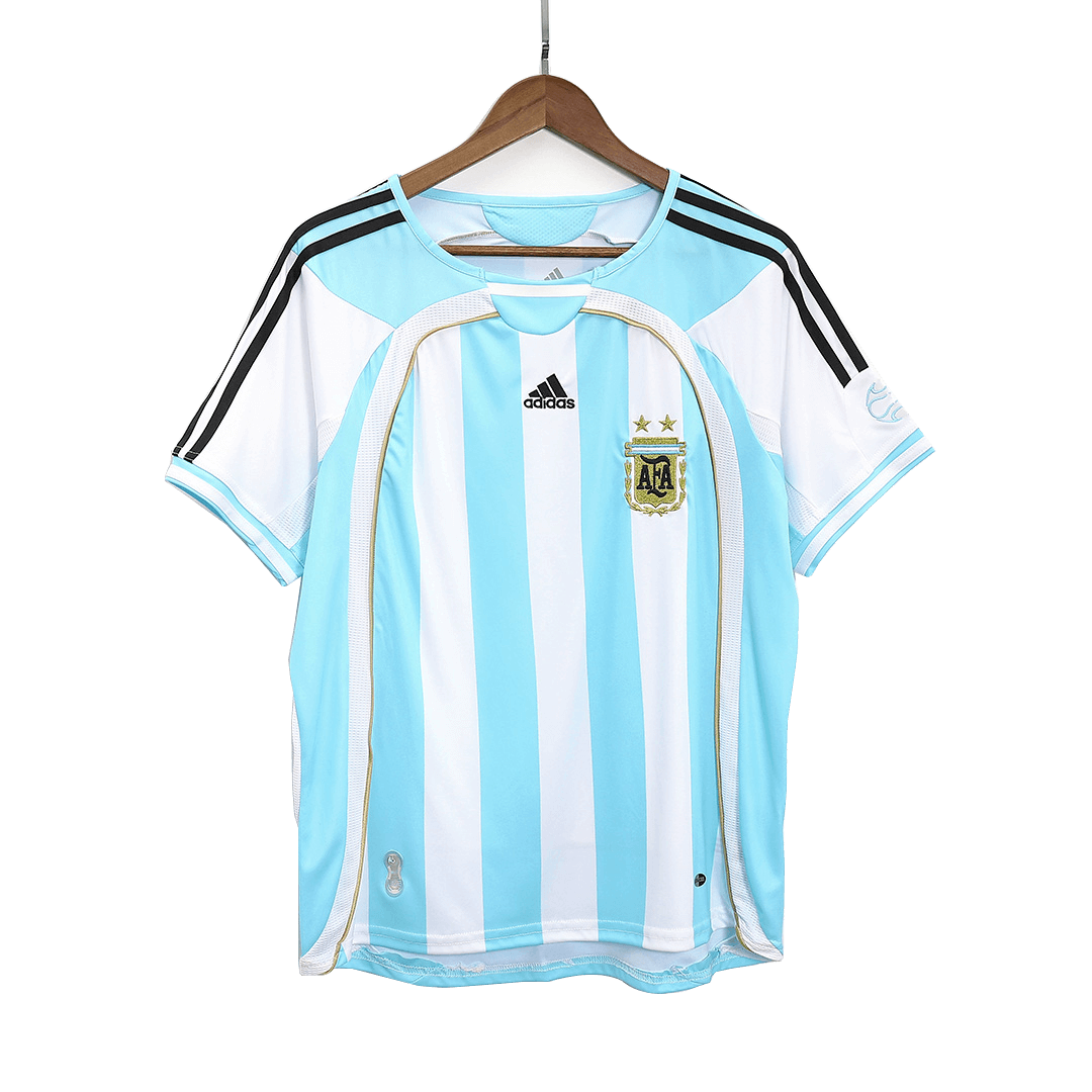 Argentina Jersey Custom Home Soccer Jersey 2006 - bestsoccerstore