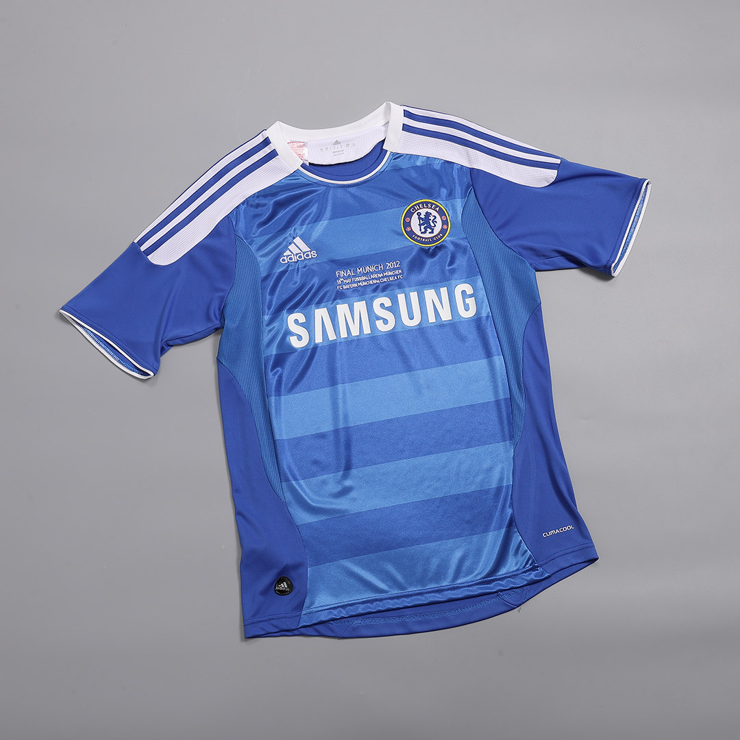 Chelsea Retro Jersey Home Soccer Shirt 2011/12 -UCL - bestsoccerstore