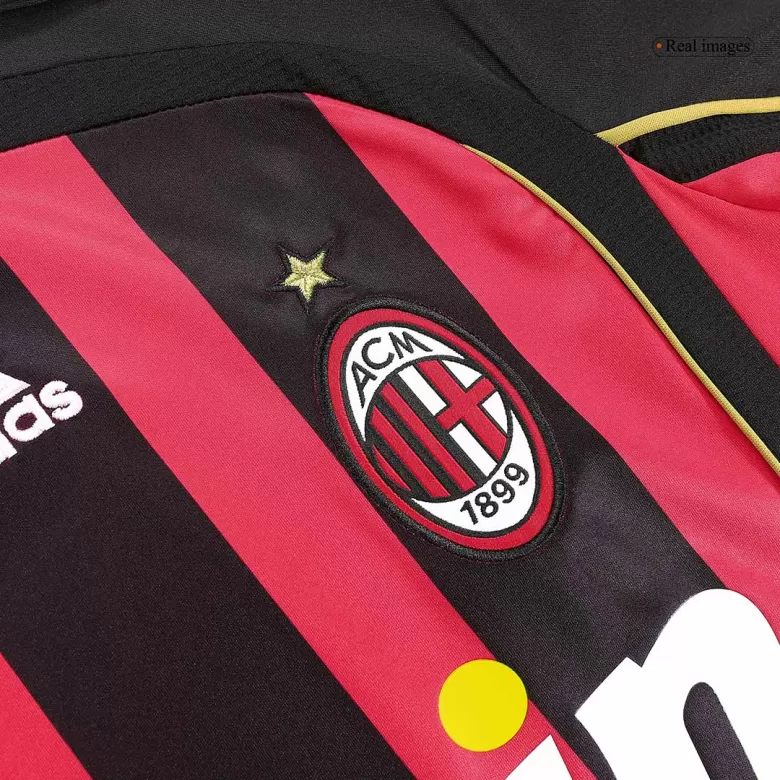 AC Milan Jersey Custom Home Soccer Jersey 2006/07 - bestsoccerstore