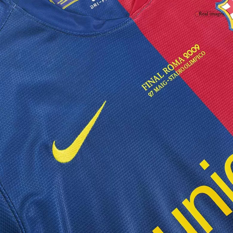 Jersey MESSI #10 Home Retro Soccer Jersey 2008/09 - UCL UCL Final - bestsoccerstore