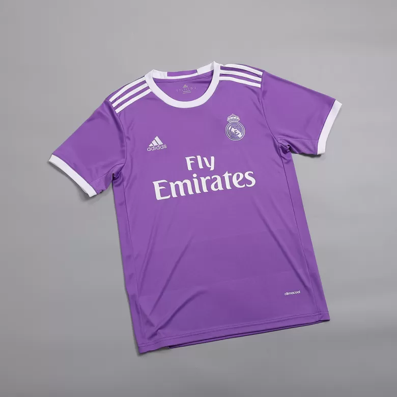 Real Madrid Retro Jersey Away Soccer Shirt 2016/17 - bestsoccerstore