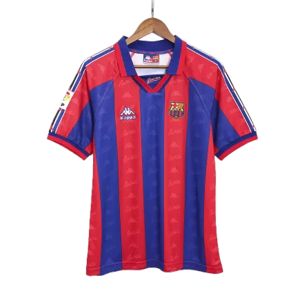 Barcelona Retro Jersey Home Soccer Shirt 1996/97 - bestsoccerstore