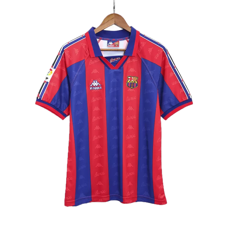 Barcelona Retro Jersey Home Soccer Shirt 1996/97 - bestsoccerstore