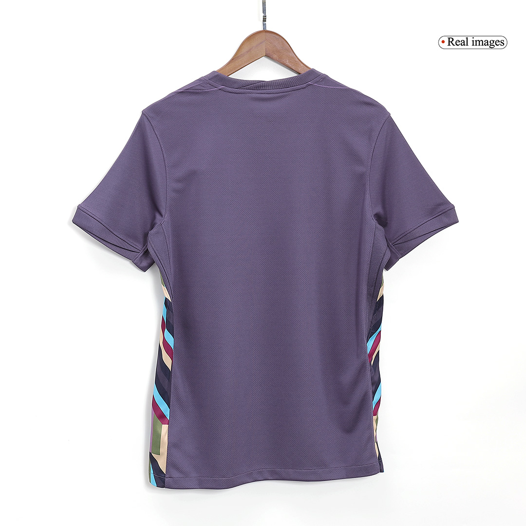 RICE #4 England Soccer Jersey Away Custom Shirt - bestsoccerstore