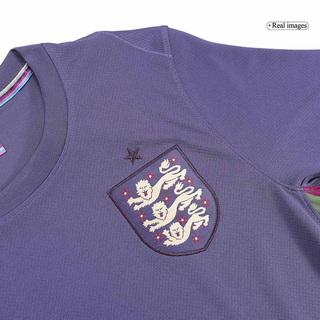 RICE #4 England Soccer Jersey Away Custom Shirt - bestsoccerstore