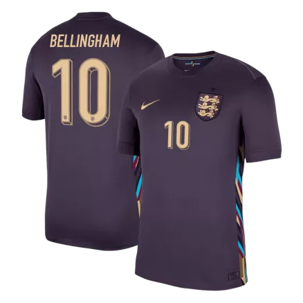 BELLINGHAM #10 England Soccer Jersey Away Custom Shirt 2024 - bestsoccerstore