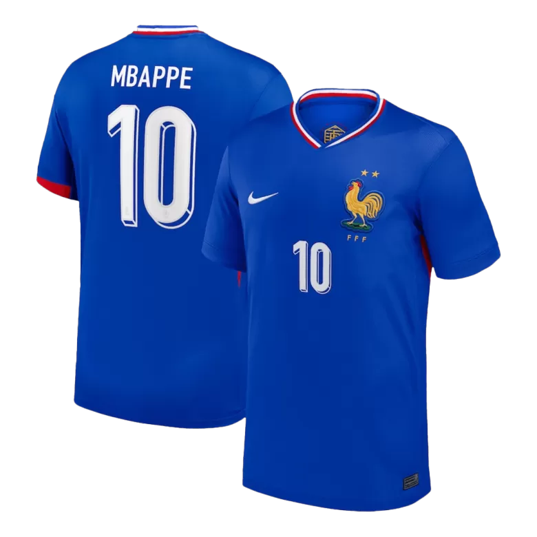 MBAPPE #10 France Home Soccer Jersey Euro 2024-Plus Size - bestsoccerstore