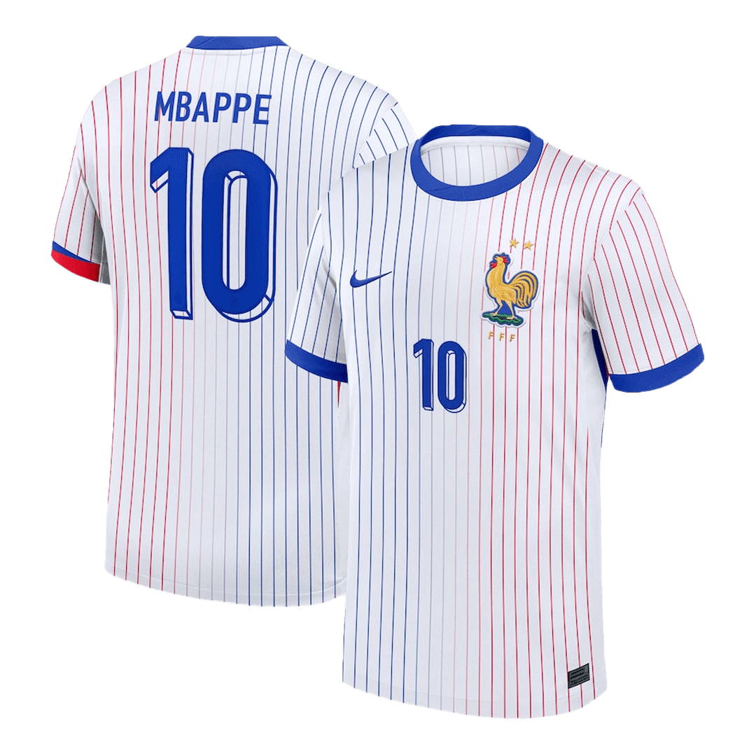 MBAPPE #10 France Soccer Jersey Away Custom Shirt - bestsoccerstore