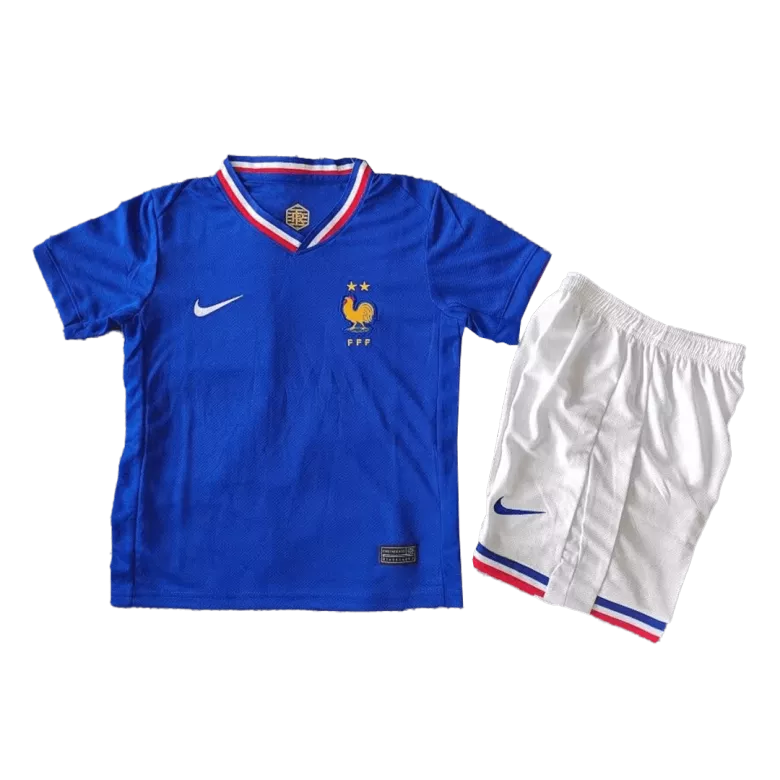 Kids France Custom Euro Home Full Soccer Kits2024 - bestsoccerstore