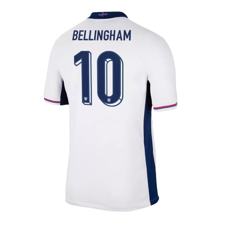 BELLINGHAM #10 England Soccer Jersey Home Custom Shirt 2024 - bestsoccerstore
