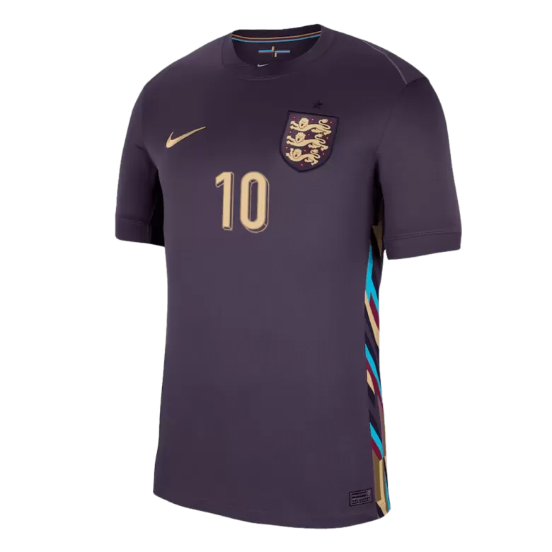 BELLINGHAM #10 England Soccer Jersey Away Custom Shirt 2024 - bestsoccerstore