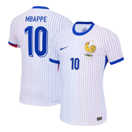 Authentic MBAPPE #10 Soccer Jersey France Away Shirt 2024 - bestsoccerstore