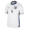 RICE #4 England Soccer Jersey Home Custom Shirt 2024 - bestsoccerstore