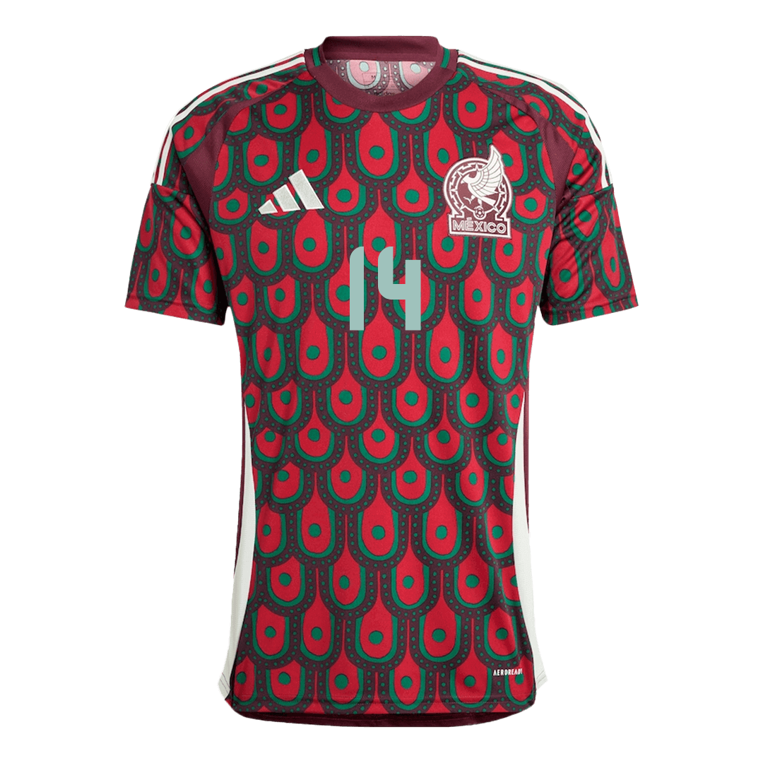 CHICHARITO #14 Mexico Soccer Jersey Home Custom Shirt