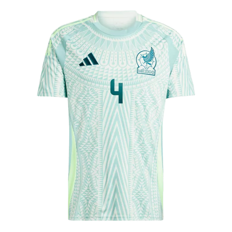 E.ÁLVAREZ #4 Mexico Soccer Jersey Away Custom Shirt 2024 - bestsoccerstore