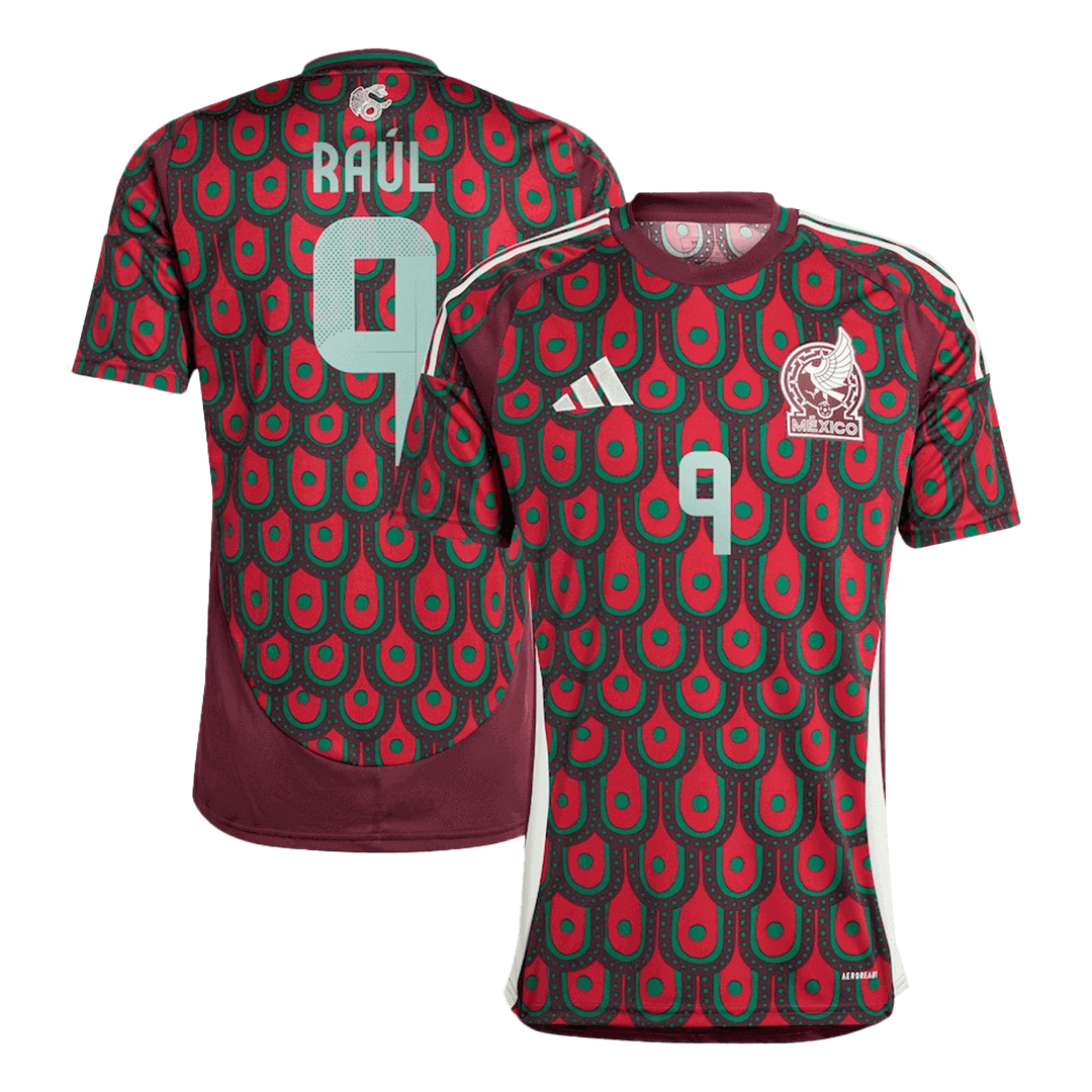 RAÚL #9 Mexico Soccer Jersey Home Custom Shirt - bestsoccerstore