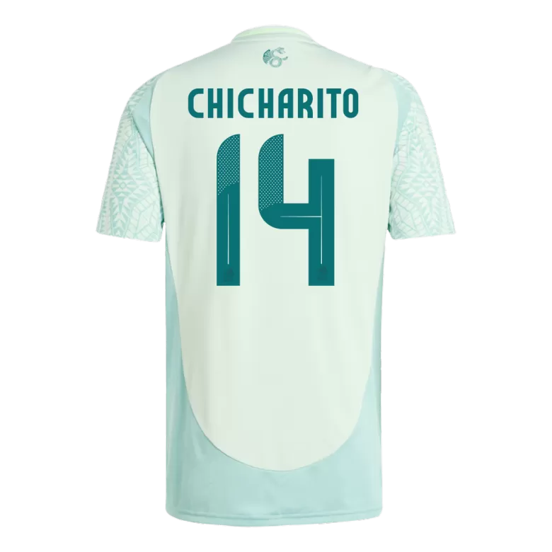 CHICHARITO #14 Mexico Soccer Jersey Away Custom Shirt 2024 - bestsoccerstore