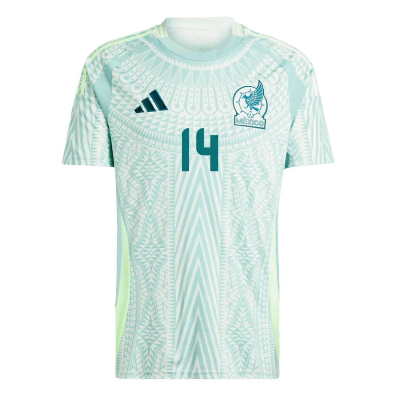 CHICHARITO #14 Mexico Soccer Jersey Away Custom Shirt 2024 - bestsoccerstore