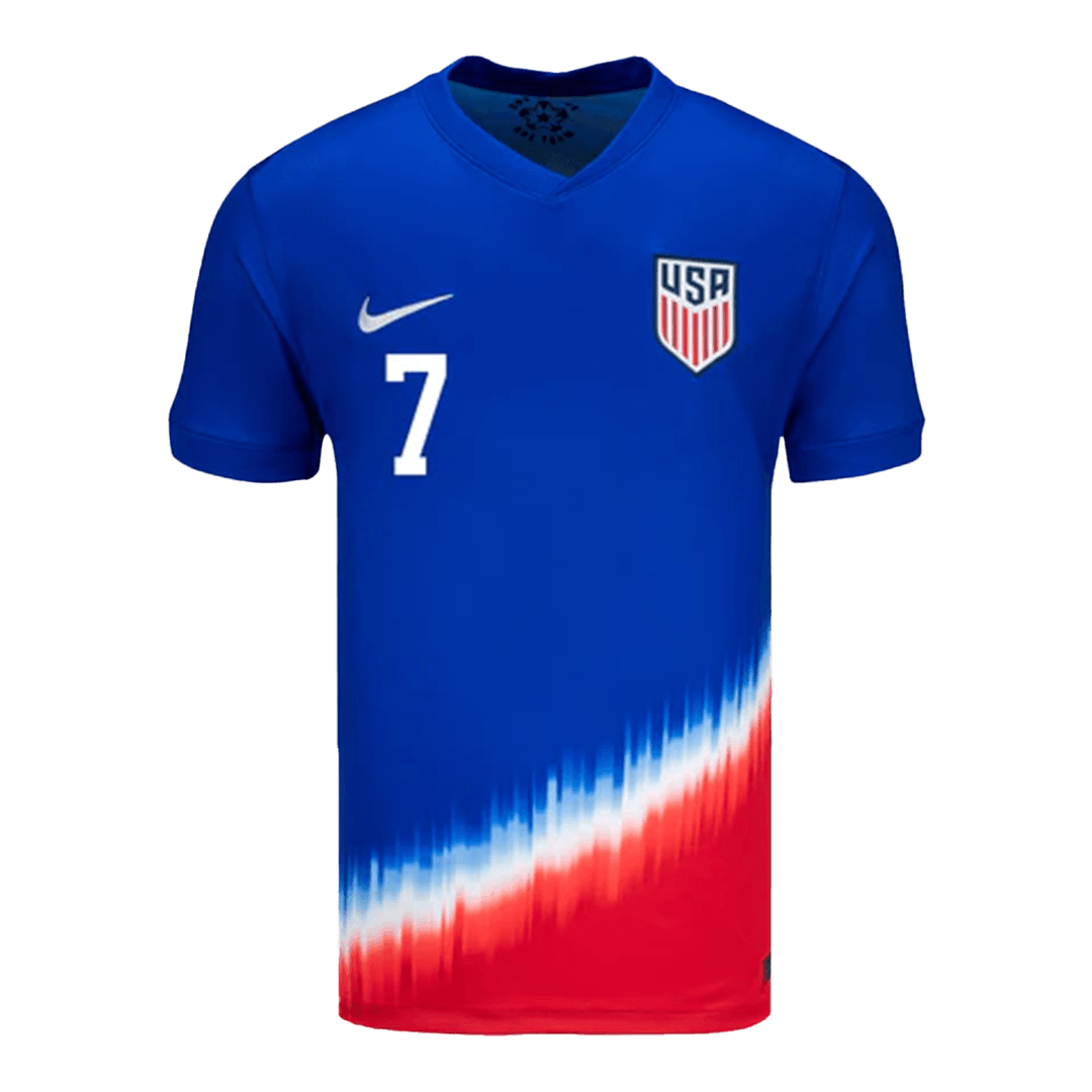REYNA #7 USA Soccer Jersey Away Custom Shirt
